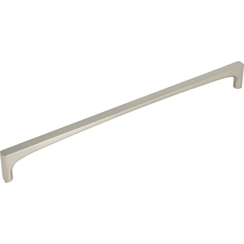 Riverside 8-13/16 Inch Center-To-Center Cabinet Pull In Honey Bronze Finish, durable satin hardware for cabinets, angled view