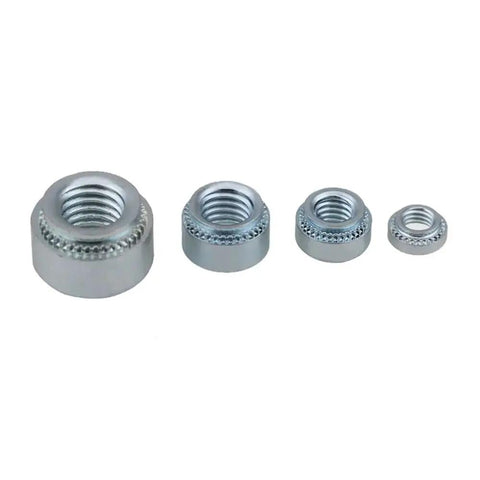 Press Rivet Nut Kit M2 To M10 Carbon Steel Zinc Plated Three To Thirty Pcs Nutsert Set For Machinery Furniture Cars Motorcycles 3D Printing Gear And More