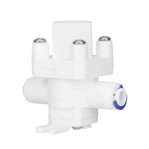 Pressure Reducing Valve For Reverse Osmosis Systems With One Quarter Inch Quick Fitting Easy Install Water Regulator, front view