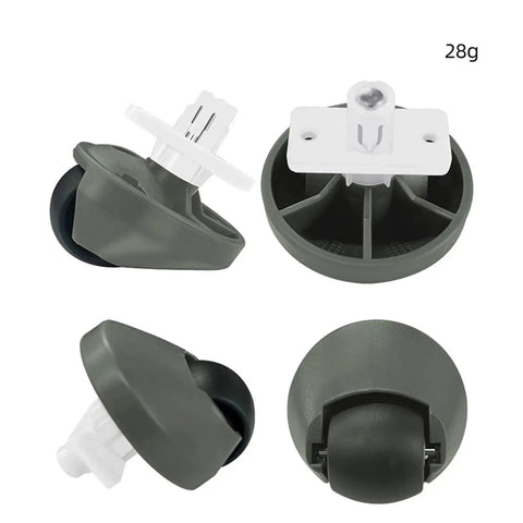 Replacement Front Caster Wheel Pair For Roborock S8 S8 Plus S8 Ultra Robot Vacuum Cleaner Parts shown in grey with detachable components