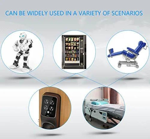 Robotics, vending machine, adjustable chair, remote control, hospital bed illustrating uses of 12V 25RPM High Torque DC Motor.