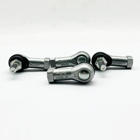 Rod End Spherical Joint Bearing BL 6D BL6D with miniature design, visible large hex seating and rubber sleeve