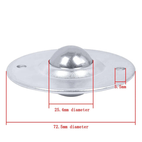 ✝️ Roller Ball Transfer Bearing Casters - 1 Inch Ball Transfer Rollers Unit Conveyor for Furniture Table Transmission