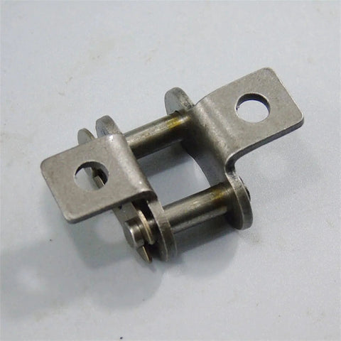 MINGPING Roller Chain Connector For Metal Conveyor Transmission Chain With Double Hole And Double Side Size 12A-2 Carbon Steel