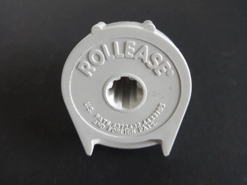 Front view of R3 Roller Shade Clutch for 1 1/8" Tube - Natural, featuring RollEase branding