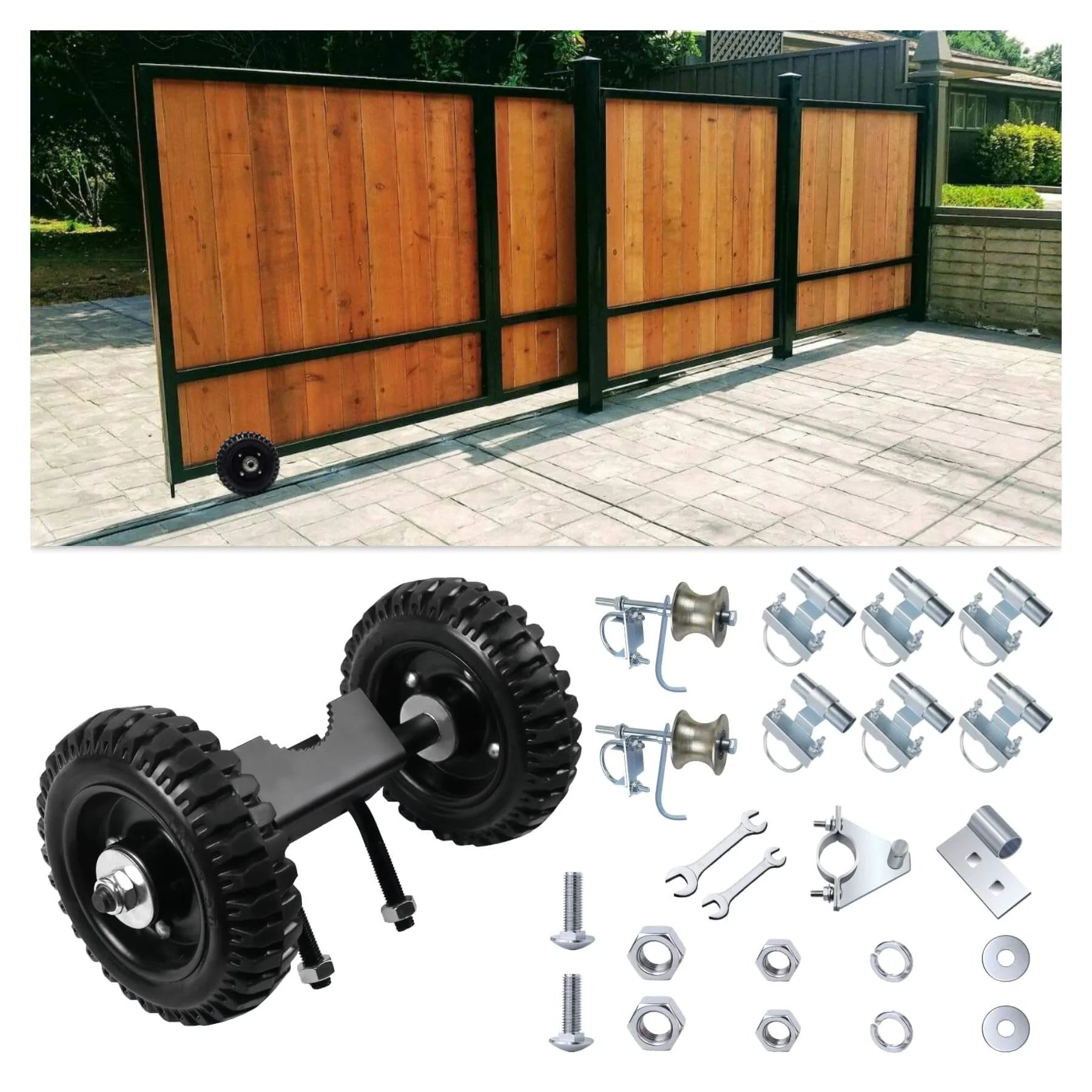 rolling gate hardware kit for secure sliding gates 🍁