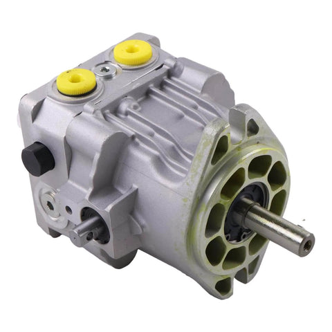 RONGPAS LH Hydro Gear Pump PG-1KCC-DY1X-XXXX BDP-10A-316 compatible silver pump, front angle view with visible shaft and fittings