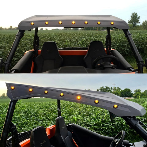 These 3/4 inch round rubber grommets with a waterproof gasket create a tight, weatherproof seal between LED light housings and mounting surfaces, ideal for automotive, trailer, marine, and outdoor LED fixtures in a 50-pack viewed on off-road vehicle.