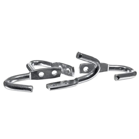 Rope Binding Hooks Five Eighth Inch Open End 20 Pack for tarp anchors and tie downs, durable metal construction for outdoor fastening