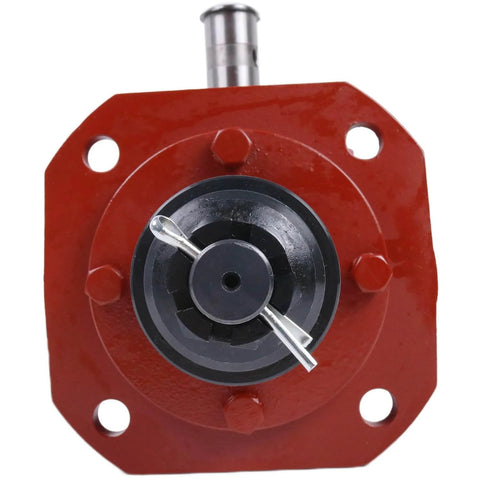 Front view of RC30 Rotary Cutter Gearbox 40 HP 45HP 1-3/8 Smooth Input Shaft 1:1.47 FITS 4'&5' MOWERS 12 Splines