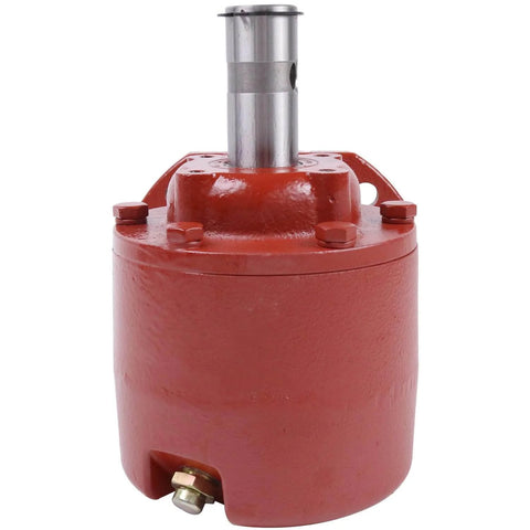 RC30 Rotary Cutter Gearbox 40 HP 45HP 1-3/8 Smooth Input Shaft 1:1.47 FITS 4'&5' MOWERS 12 Splines, red gearbox front view