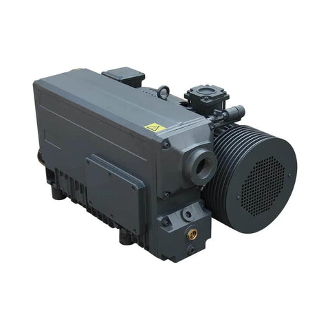 HPDMC 175CFM 10HP 220V/60Hz/3PH Single Stage Oil Sealed Rotary Vane Vacuum Pump NPT 2, side view