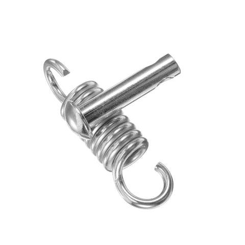 Durable 360 degree rotating spring steel hooks with anti corrosion coating, ideal for indoor outdoor use, reducing vibrations and noise