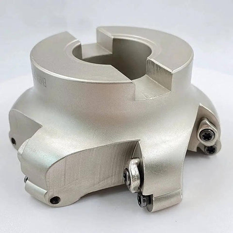 Round Face Mill Interchangeable Milling Holder For Roughing And Finishing Steel 3.93 Inch R6 Size Supports RPMT1204 Inserts