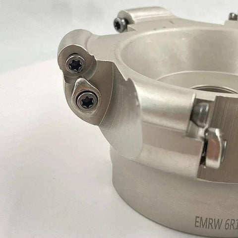 Round Face Mill Interchangeable Milling Holder For Roughing And Finishing Steel 3.93 Inch R6 Size Supports RPMT1204 Inserts