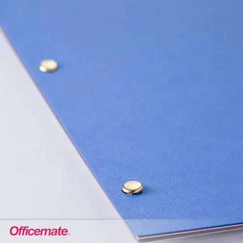 Round Head Brass Fasteners For Paper That Pierce Multiple Sheets No Punch Needed Secure With Bent Over Tines Durable Office Staples