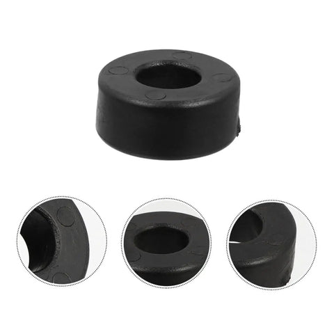 Round Rubber Bumpers 4 Pack Anti Shock Gaskets For Exercise Machines Gym Equipment Pads Easy Install Feet Cushions Durable Rubber