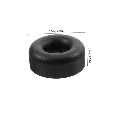 Heavy Duty Round Rubber Bumpers Anti Vibration Foot Pads For Trucks DIY Projects Furniture And Machines Black Noise Reducing Ground Protection And Shock Absorption For Heavy Equipment And Floor Safety