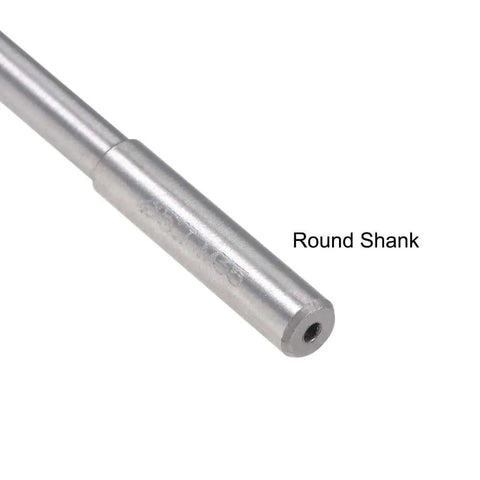 5.8mm Chucking Reamer HSS Cobalt M35 Lathe Tool D4 With 6 Straight Flutes Round Shank Milling Cutter for metals close-up view