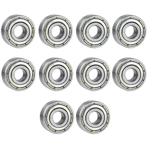 10 Piece Router Bit Bearing Set Top Bearings For Flush Trim Router Bits With Inner Diameter Three Sixteenth Inch And Outer Diameter One Half Inch