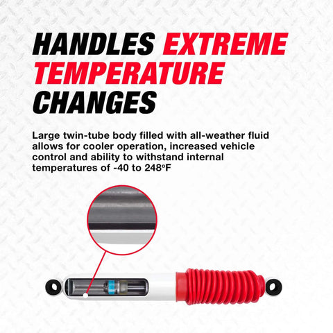 RS5000X Shock Absorber For Ford F150 2004 To 2019 And Lincoln Mark LT Front Or Rear Suspension Replacement with temperature details