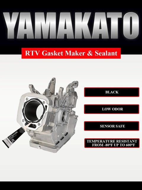 Non Asbestos Gasket Material And RTV Gasket Maker Silicone Sealant Kit 3 Oz for waterproof gasketing on uneven surfaces