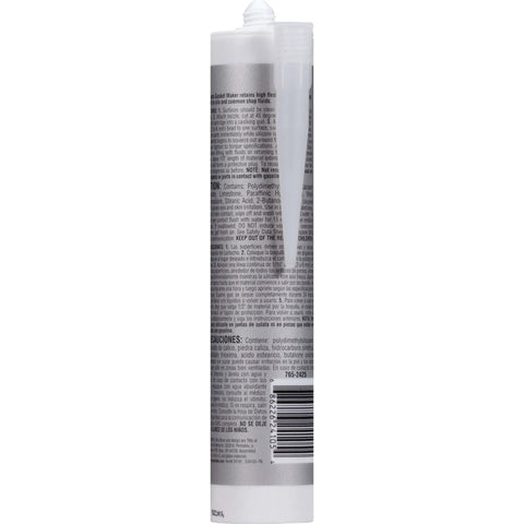Side view of Ultra Black Maximum Oil Resistant RTV Silicone Gasket Maker tube showing nozzle and product details on label.