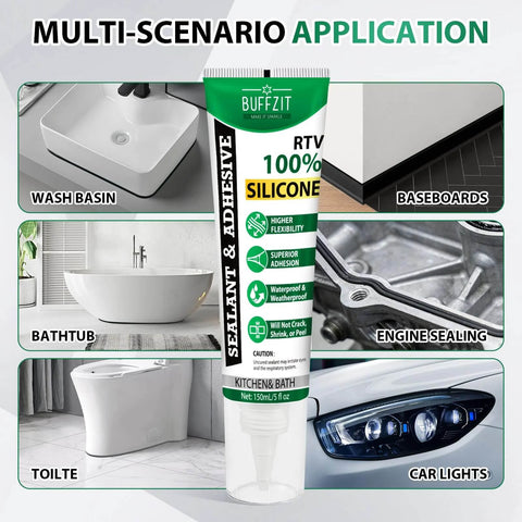 Go To RTV Silicone Sealant For Any Job Waterproof Flexible Caulk With A Strong Bond And Crack Resistance Multi Surface Sealant 5 Oz