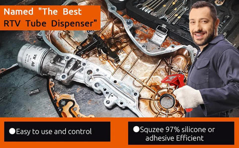 RTV Tube Extrusion Tool With Precision Squeeze For Silicone And Flexible Tubes Empty Every Drop With Consistent Pressure