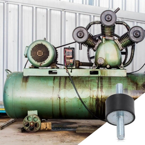 VV Type Rubber Anti Vibration Isolator Mounts Four Piece Cylindrical Shock Absorbers And Vibration Dampers, air compressor use