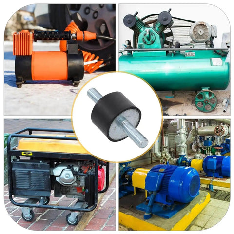 VV Type Rubber Anti Vibration Isolator Mounts Four Piece Cylindrical Shock Absorbers and Vibration Dampers for industrial machinery