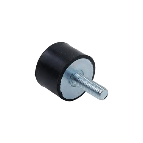 Four pack 30x20mm rubber anti vibration mounts with M8 x 23mm studs, ideal for air compressors, diesel and gasoline engines, and water pumps.