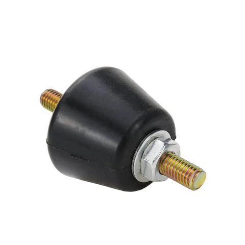 Four durable rubber anti vibration mounts with nuts for mini splits, engines, generators, pumps and compressors, crafted from high-hardness rubber.