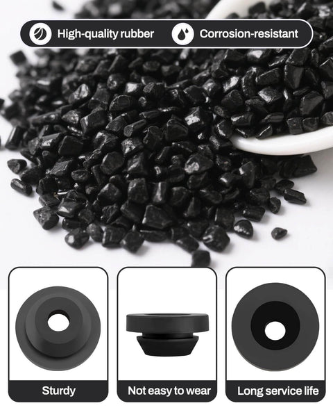 High-quality rubber material for Mercedes Benz Rubber Bearing Mount Kit Two Pack For A Class B Class C Class E Class G Class S Class V Class CLA CLK GLA ML SLK Sprinter Valente Viano Vito Vehicles Replace 6040940085 6119970481 Durable Rubber Vibration Dampening And Easy Install