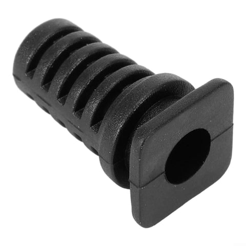 No Fuss 10 Pack Rubber Cable Gland Connectors With Strain Relief Sleeves For Power Tools And Drills, shown in black.