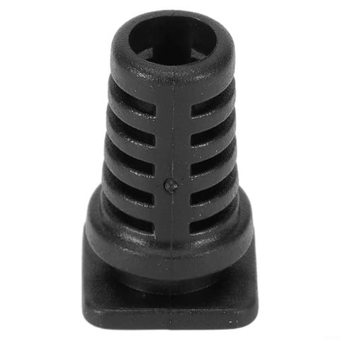 Black No Fuss 10 Pack Rubber Cable Gland Connectors With Strain Relief Sleeves for Power Tools and Drills, shown from front