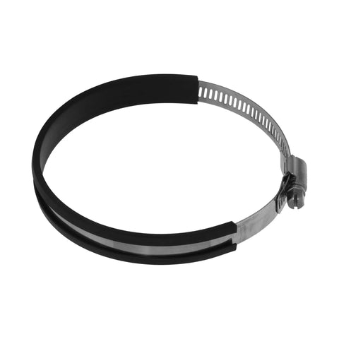 Rubber Coated Hose Clamp 11 To 13 Inches Adjustable Diameter Mounting Bracket Heavy Duty Stainless Steel For Trailer Auto Boat Marine And Utility