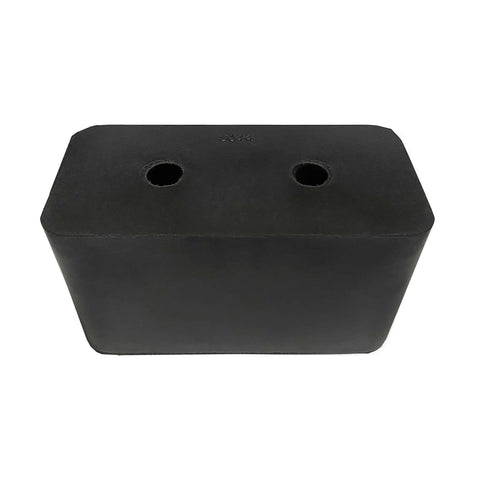 4 Pack Heavy Duty Rubber Dock Bumpers 6 By 3.25 By 3 Inches For Semi Trucks Trailers And Flatbeds With Reinforced Bolt Holes