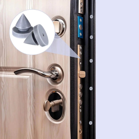 40 Pieces Rubber Door Silencers Set Anti Collision Door Mutes For Metal Doors And Frames Noise Reduction Slam Proof