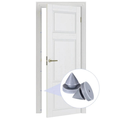 40 Pieces Rubber Door Silencers Set Anti Collision Door Mutes For Metal Doors And Frames Noise Reduction Slam Proof Heavy Duty Rubber Hinge