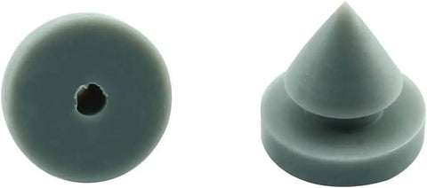 12 Pack Hinge Outlet Door Silencers Made From Heavy Duty Rubber Half Inch Diameter For Metal And Wood Doors Quiet Dampening Non Slip Wear