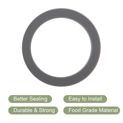 6 Pack Rubber Gasket Seals For Oster Blender O Ring Replacement Kit, Leakproof Durable Replacement Parts, top view gasket ring
