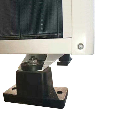 Achieve quiet, stable operation with a universal anti vibration rubber mounting bracket set for ductless mini split condensers, handling up to 1000 lbs