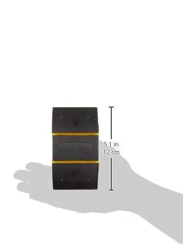 Rubber Sanding Block 5.1 Inch For Wet Or Dry Sanding Fits Quarter Sheet shown on hand for scale