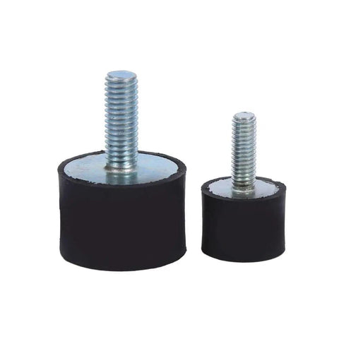 M8 M6 Vibration Isolator Mounts Rubber Anti Vibration Mounts With Two Threaded Studs For Motors Engines Compressors And Diesel Power Tools Boats Pack Of Four VD3020 M823, shown in different sizes.