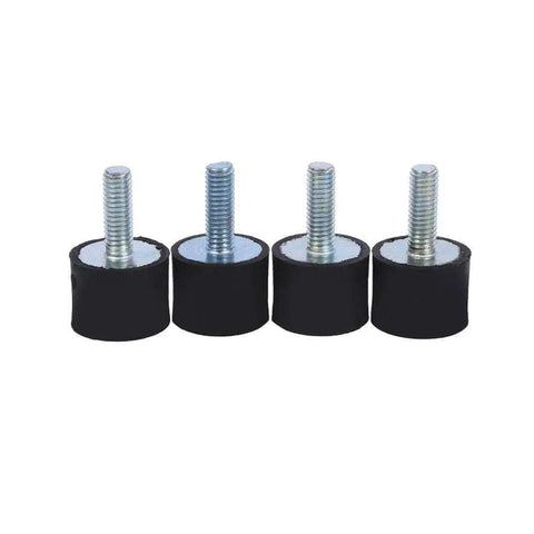 Four Pcs Rubber Isolators M6 Vibration Mounts 304 Stainless Steel Anti Vibration Boat Bobbins For Radio Equipment Instruments