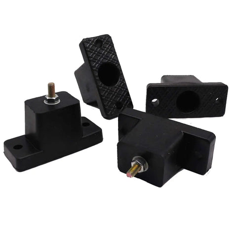 Four Pack Rubber Vibration Isolators For Air Conditioner Outdoor Mounting Brackets Reduce Noise And Vibration With Shock Proof Pads