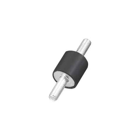 Single rubber vibration mount with metal studs from set of eight 8x8mm rubber vibration mounts with M3x8mm studs