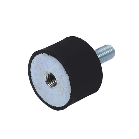 Side view of M8 M6 Vibration Isolator Mounts Rubber Anti Vibration Mounts With Two Threaded Studs For Motors Engines Compressors