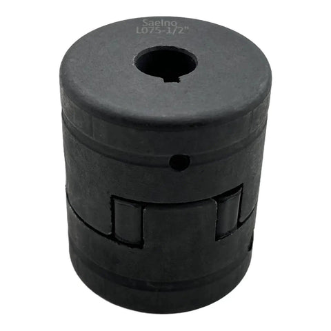 Rugged Flexible L Jaw Coupling Set For Wood Splitters Built To Last Half Inch To One Inch Bore Three Piece L075 Cast Iron HT250 Coupler Kit